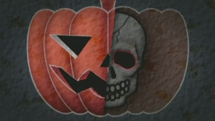 Pumpkin scissors flag