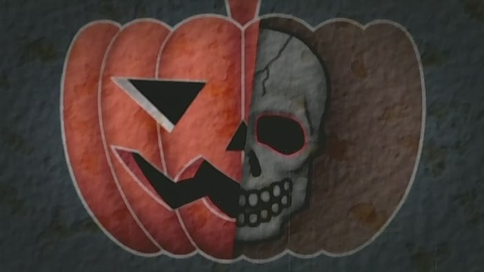 Pumpkin scissors flag